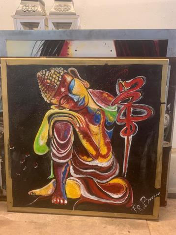 Buddha schilderij beschikbaar voor biedingen