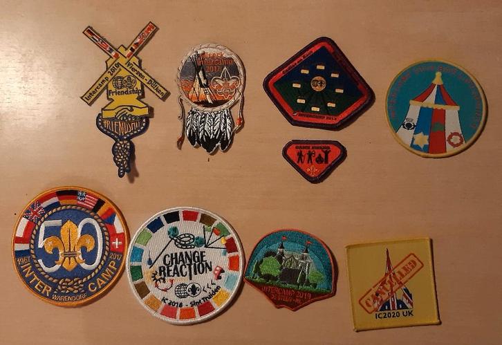 Scouting intercamp, Verzamelen, Scouting, Nieuw, Embleem, Speld of Insigne, Ophalen of Verzenden