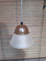 Hanglamp frosted glass vintage object, lees de beschrijving, Ophalen of Verzenden, Zo goed als nieuw, Glas, Minder dan 50 cm