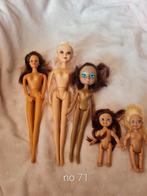 5  verschillende barbie poppen  nude, Ophalen of Verzenden, Zo goed als nieuw, Barbie