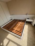 Slaapkamer 2 persoonsbed (electrisch verstelbaar), 180 cm, Gebruikt, Ophalen of Verzenden, Wit