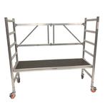 Te huur: kamer steiger, rolsteiger, uitbouw dakconsole, Doe-het-zelf en Verbouw, Steigers, Ophalen, Zo goed als nieuw, Rolsteiger of Kamersteiger