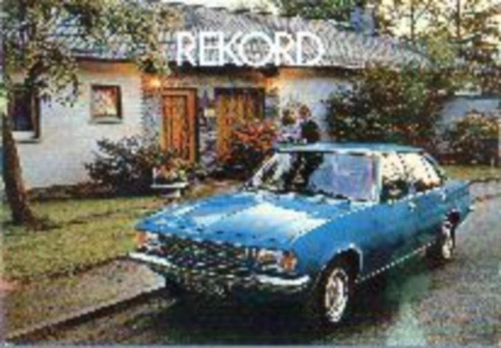 Opel Rekord fraaie originele brochure/autofolder '74, Boeken, Auto's | Folders en Tijdschriften, Nieuw, Opel, Ophalen of Verzenden