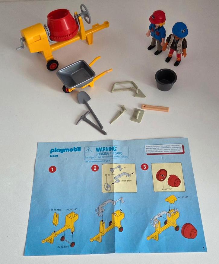 Playmobil City Action 6339 betonmolen, Kinderen en Baby's, Speelgoed | Playmobil, Zo goed als nieuw, Complete set, Ophalen of Verzenden