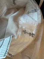 2x IKEA TIBAST Gordijnen - 240cm Hoogte, 100 tot 150 cm, 200 cm of meer, Beige, Ophalen of Verzenden