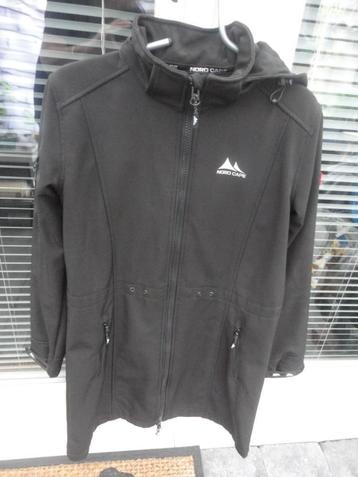 ALS NIEUW MOOIE ZWARTE DAMES SOFTSHELL JAS /NORD CAPE/ M beschikbaar voor biedingen