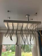 Design plafondlamp RVS met halogeen lampjes, Ophalen, Gebruikt, Metaal, Design