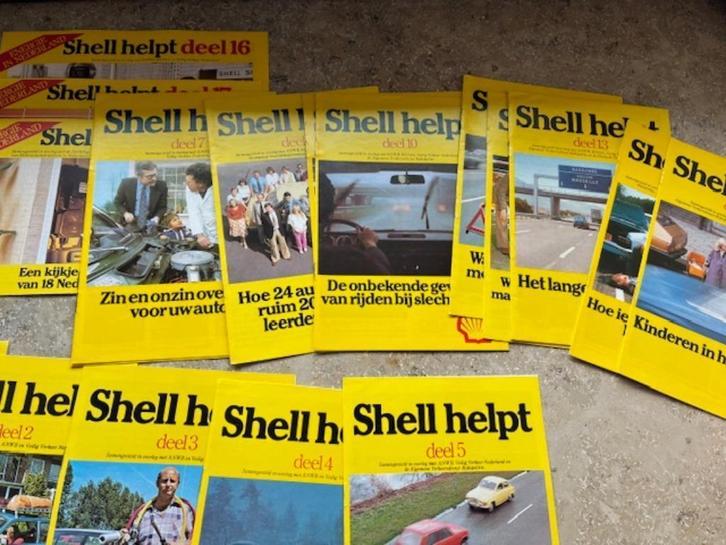 SHELL uitgave boekjes auto's en meer: 18 delig, Hobby en Vrije tijd, Overige Hobby en Vrije tijd, Nieuw, Ophalen of Verzenden