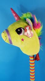 Eenhoorn regenboog stokpaard knuffel, groen, nieuw! 80cm 8C, Tweedehands verkoop, Tweedehands verkoop, Gebruikt, Overige typen