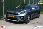 Kia NIRO 1.6 GDi Hybrid DynamicPlusLine, HALF LEER, NAVIGATI, Gebruikt, Blauw, Leder en Stof, Plug-in hybride