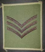 Sergeant stripes Battledress, Embleem of Badge, Ophalen of Verzenden, Engeland, Landmacht