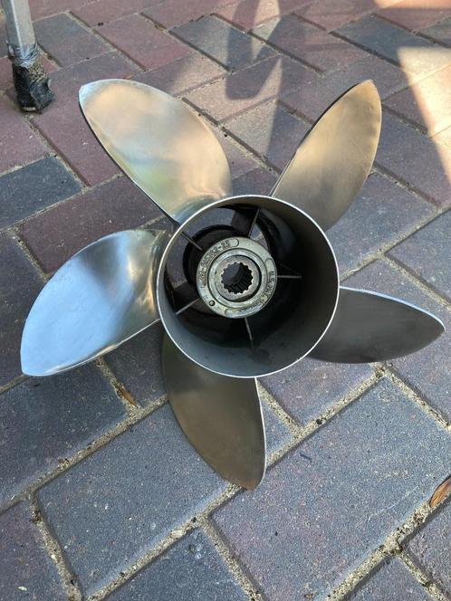 High five RVS schroef propeller oa Mercury, Mercruiser,, Watersport en Boten, Accessoires en Onderhoud, Gebruikt, Motor en Techniek