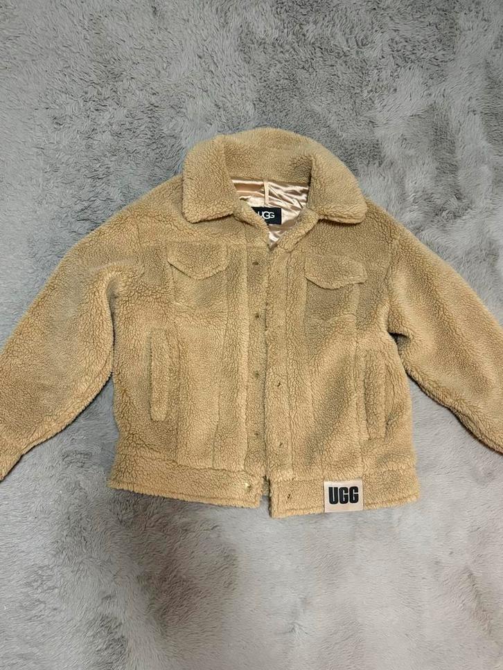 UGG Teddy Jas - Oversized - Maat S - Camel, Kleding | Dames, Jassen | Winter, Nieuw, Maat 36 (S), Beige, Ophalen of Verzenden