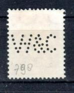 NEDERLAND : 1949 : Perfin &@  W&C  @& on Y.513., Ophalen of Verzenden, Na 1940, Gestempeld