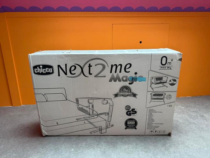 Chicco Next To Me Magic co-sleeper - Moon Grey (antraciet), Kinderen en Baby's, Babywiegjes en Ledikanten, Gebruikt, Wieg, Ophalen