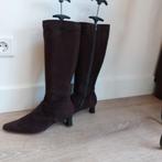 Te koop: donkerbruine suède laarzen, merk Gabor, Ophalen of Verzenden, Gedragen, Bruin, Hoge laarzen