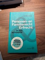 Personen- en familierecht, erfrecht in een notendop, Boeken, Ophalen of Verzenden, Zo goed als nieuw, Sociale wetenschap