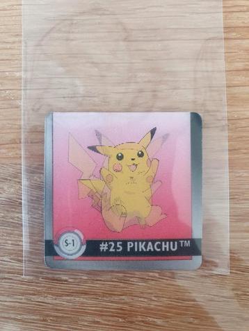 Pikachu Flipz S-1 Zeldzaam Roze Premier Edition #25 beschikbaar voor biedingen