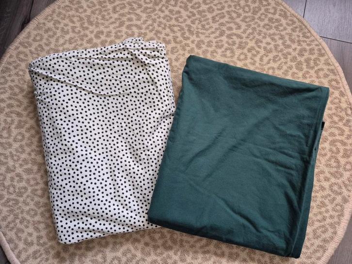 2x dekbedovertrek peuterbed 135x110 cm, Huis en Inrichting, Slaapkamer | Beddengoed, Zo goed als nieuw, Dekbedovertrek, Eenpersoons