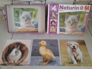 Vier in één puzzel voor peuters en kleuters.  beschikbaar voor biedingen