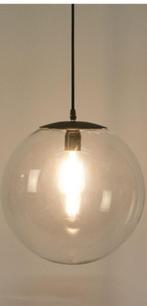 Moderne glazen hanglamp, Minder dan 50 cm, Glas, Zo goed als nieuw, Ophalen