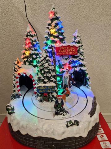 Luville specials – Scenery snow fun pine hill tree farm beschikbaar voor biedingen