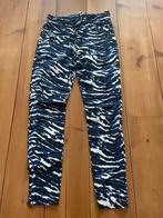 Leuke blauwbeige travelstof broek Andcowoman, M, Kleding | Dames, Broeken en Pantalons, Maat 38/40 (M), Blauw, AndcoWoman, Ophalen of Verzenden