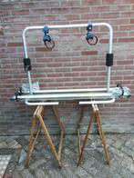 Fietsdrager voor op caravan dissel montage kantelbaar, Ophalen, Gebruikt, Trekhaakdrager