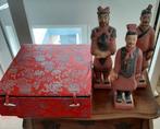 Drie Japanse strijders (keramiek), Antiek en Kunst, Kunst | Beelden en Houtsnijwerken, Ophalen