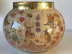 Decoratieve vaas met herfst en dierenprint, Ophalen, Overige kleuren, Minder dan 50 cm, Glas