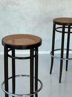 Thonet 204RH barkrukken vintage krukken bar stool prijs p/s, 2 krukken, 60 tot 90 cm, Gebruikt, Ophalen of Verzenden