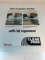 Folder Monsanto Clear Pass spatlappen, Ophalen of Verzenden, Zo goed als nieuw, Auto's