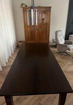 Grenen Eettafel  koloniaals met 4 lampenkappen, Huis en Inrichting, Tafels | Eettafels, Ophalen, Gebruikt, Klassiek, 200 cm of meer