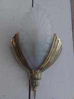 Art Deco Wandlamp – Schelplamp  (jaren 1920–1930), Antiek en Kunst, Antiek | Lampen, Ophalen of Verzenden