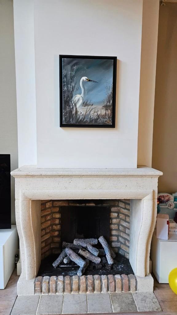 GRATIS Gashaard met Schouw & Rookkanaal - Gratis Af te Halen, Huis en Inrichting, Haarden, Gebruikt, Gashaard, Ophalen