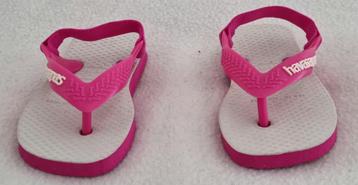 Havaianas baby teenslippers maat 17 maat 18 fuchsia roze beschikbaar voor biedingen