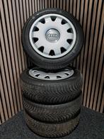 Audi A2 velgenset winterbanden 6 mm, Ophalen, Gebruikt, 15 inch, Banden en Velgen
