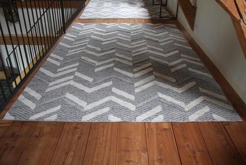 Mooie vloerkleden carpet Pisa Belicia grijs wit (2 maten), Huis en Inrichting, Stoffering | Tapijten en Kleden, Zo goed als nieuw