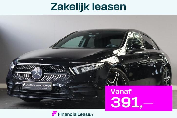 Mercedes-Benz A-klasse 200 Business Solution AMG Night-Pakke, Auto's, Mercedes-Benz, Bedrijf, Lease, Financial lease, A-Klasse