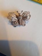 zilveren vlinder broche  filligraan, Ophalen, Zilver, Zilver