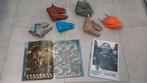 Jurassic world handpoppen en 2 verzamel albums stickers, Ophalen of Verzenden, Nieuw