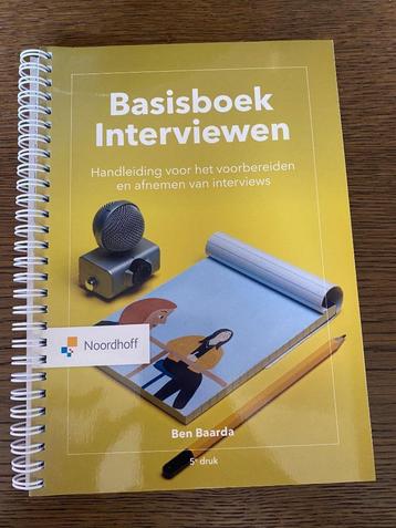 Basisboek Interviewen beschikbaar voor biedingen