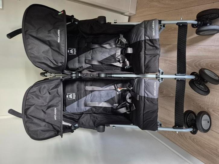 Duo buggy Maclaren Twin Triumph tweeling, Kinderen en Baby's, Buggy's, Zo goed als nieuw, Maclaren, Ophalen