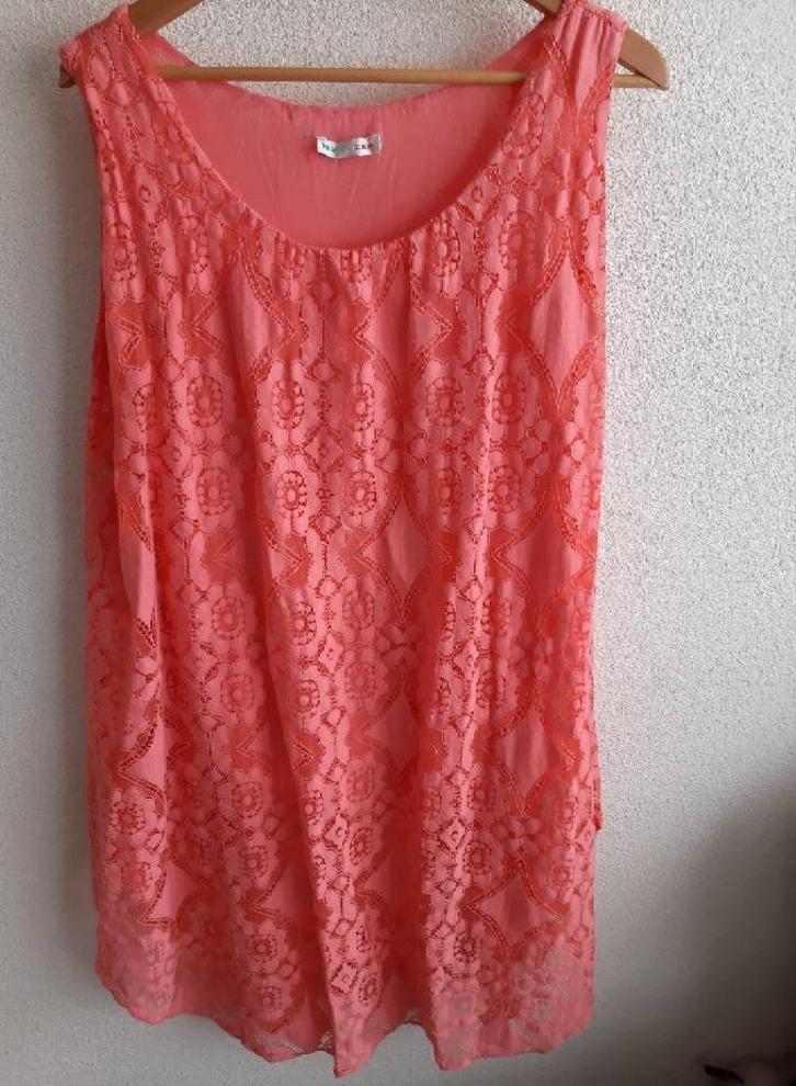 DA5 >> ZGAN koraal gevoerde jurk Mt XL, Kleding | Dames, Jurken, Zo goed als nieuw, Maat 46/48 (XL) of groter, Overige kleuren