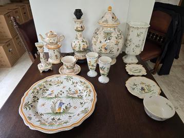 Servies decor moistures Frans porcelein beschikbaar voor biedingen