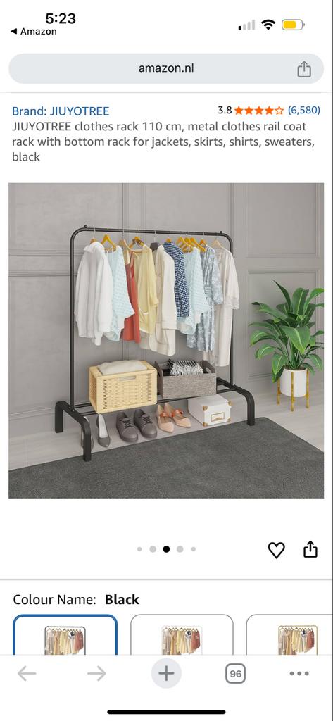 Kledingrek - Goede staat, makkelijk te monteren, Ophalen, Zo goed als nieuw