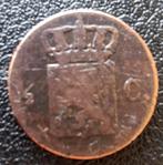 Oude Nederlandse 1/2 Cent 1851, Ophalen of Verzenden, Koning Willem I, 1 cent, Losse munt