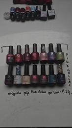 Pink Gellac kleuren + base coat, Ophalen of Verzenden, Zo goed als nieuw, Overige kleuren, Handen en Nagels