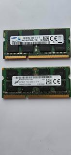2x 8GB PC3L-12800S Laptop Geheugen, Computers en Software, RAM geheugen, Ophalen of Verzenden, DDR3, Laptop