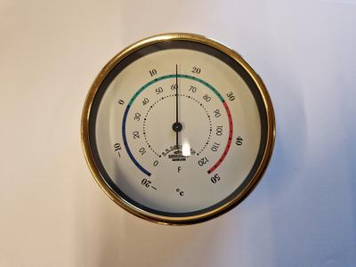 ES Sorensen thermometer mini messing 90, Watersport en Boten, Bootonderdelen, Nieuw